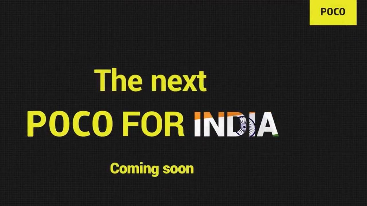 Poco teases launch of a new device in India: Is it the Poco M2 Pro?
