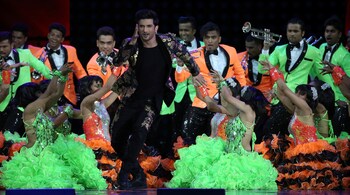 File image of Sushant Singh Rajput performing at the International Indian Film Academy Awards show in 2017. (Reuters)
