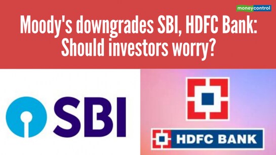 Moody's downgrades SBI, HDFC Bank