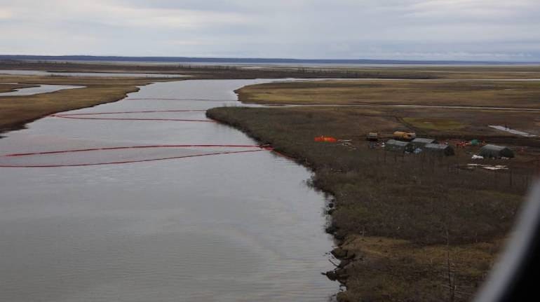 Oil Spill In Russia: River Within Arctic Circle Turns Red, President Putin Declares State Of ...