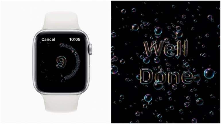 Watchos 7 2025 washing hands