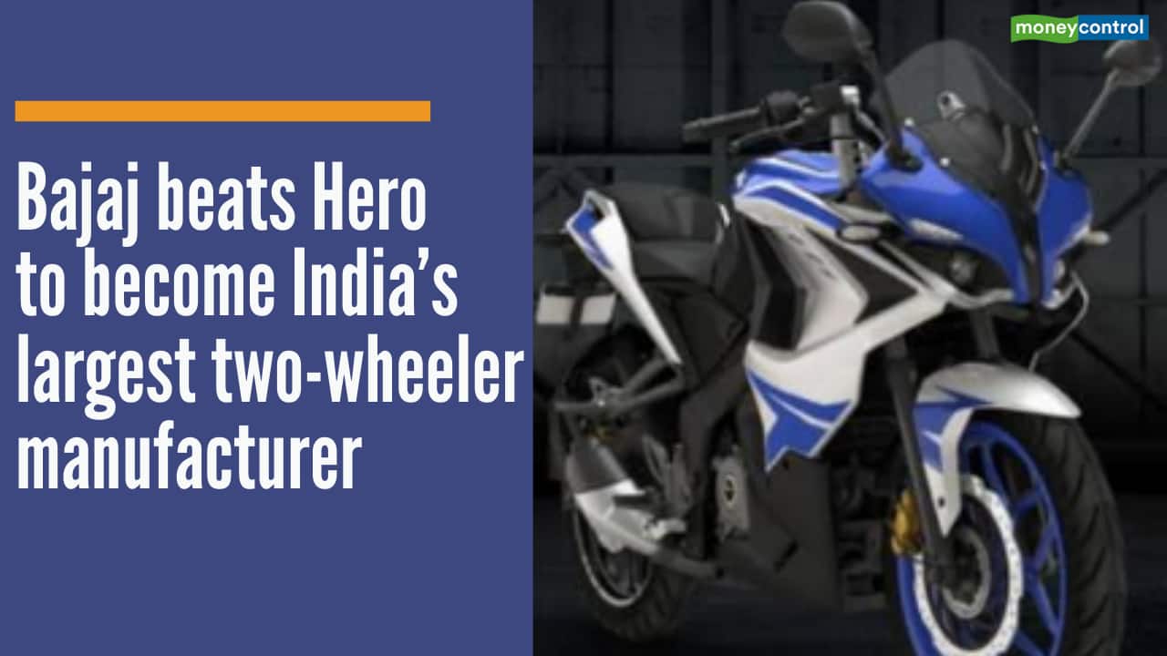 Bajaj beats Hero to become India’s largest two-wheeler manufacturer