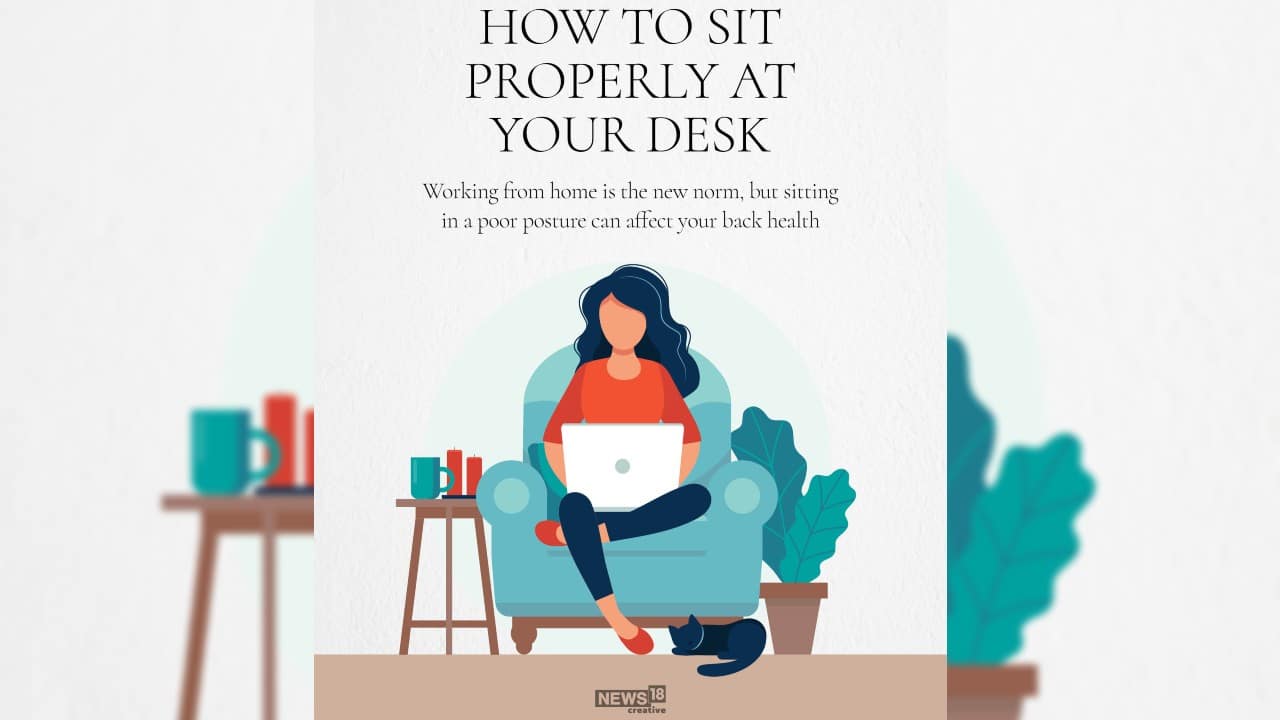 In pics Working from home? Here's how you can combat poor sitting posture