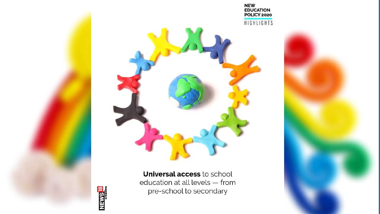 Universal access to school education at all levels – from pre-school to secondary. (Image: News18 Creative)