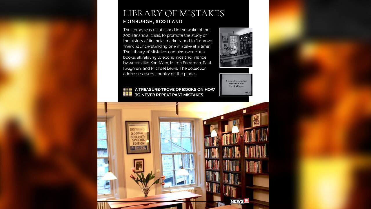 Library of mistakes, Scotland | A treasure-trove of books on how to never repeat past mistakes. (Image: News18 Creative)