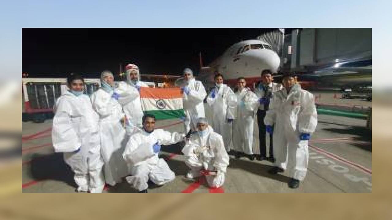 Working on Vande Bharat flights have been challenging, not just because they need to fly for hours wearing the PPE suit, which can be uncomfortable. "We have to undergo tests before and after a flight. And have to wear masks even at home, as we live with parents," says Bhanot. Working on Vande Bharat flights have been challenging, not just because they need to fly for hours wearing the PPE suit, which can be uncomfortable. "We have to undergo tests before and after a flight. And have to wear masks even at home, as we live with parents," says Bhanot.