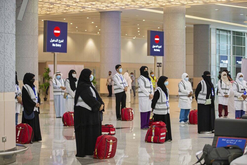 Saudi officials say more than 1.5 million foreign pilgrims have arrived in the country