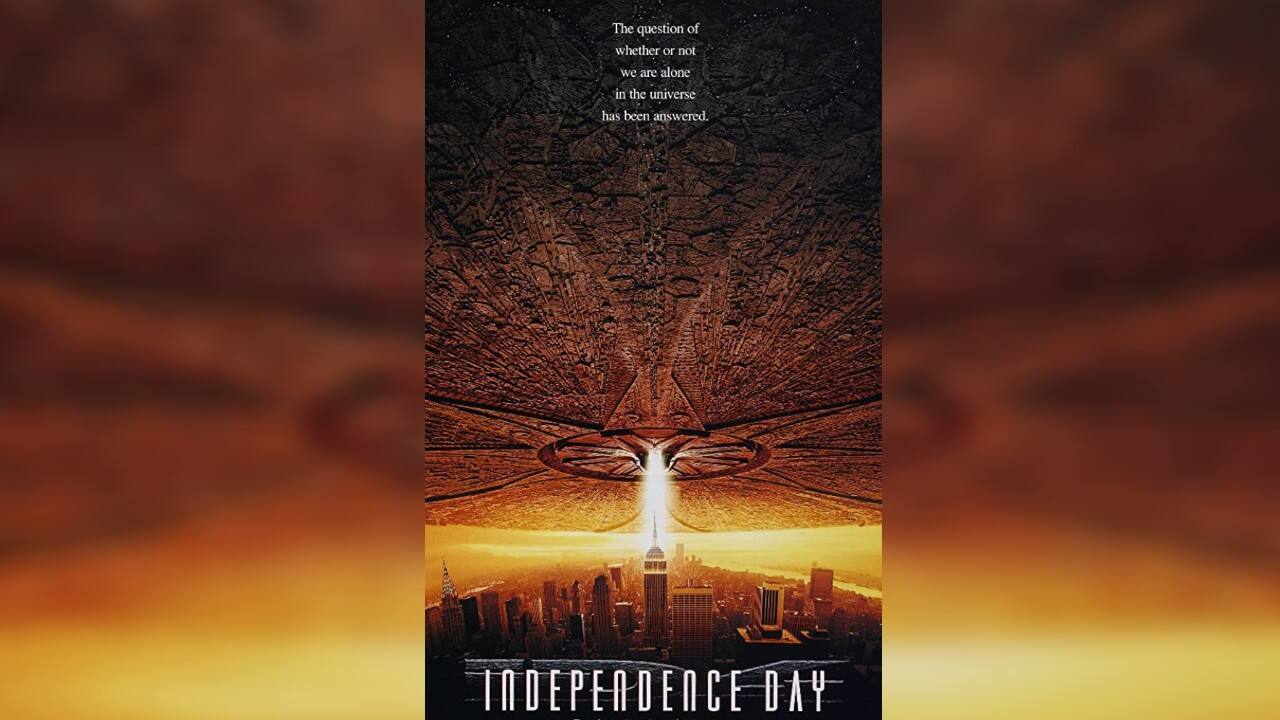 Independence Day | 1996 | Directed and co-written by Roland Emmerich it is an American epic science fiction action film. The film focuses on disparate groups of people who converge in the Nevada desert in the aftermath of a worldwide attack by an extra-terrestrial race of unknown origin. With the other people of the world, they launch an all-out counterattack on July 4—Independence Day in the United States. The film became the highest-grossing film of 1996 and the second-highest-grossing film ever at the time. The film won the Academy Award for Best Visual Effects and was nominated for the Academy Award for Best Sound Mixing. (Image: imdb.com)