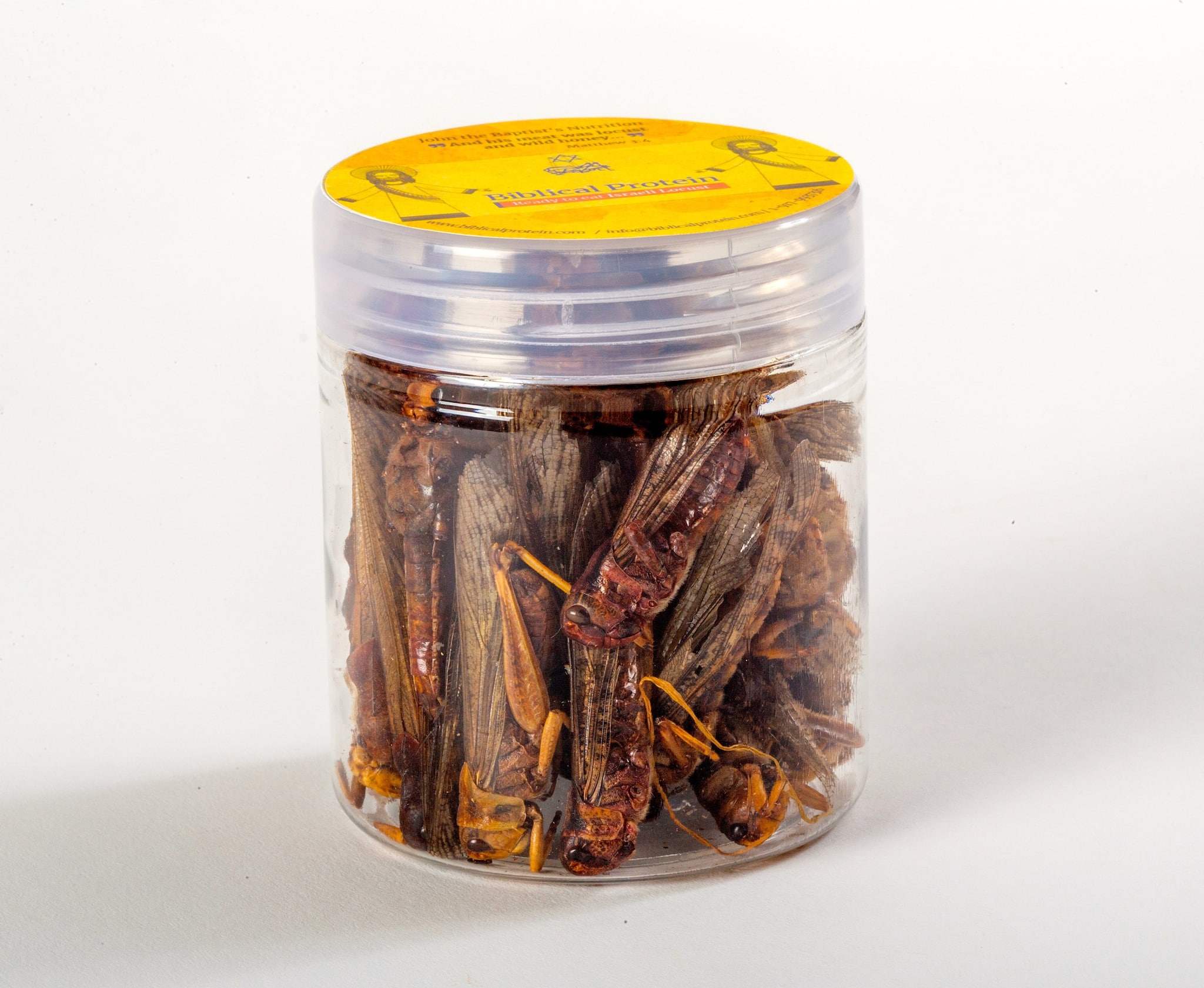 Dried locusts are in great demand in the United States; locust + wild honey combo pack is also available.