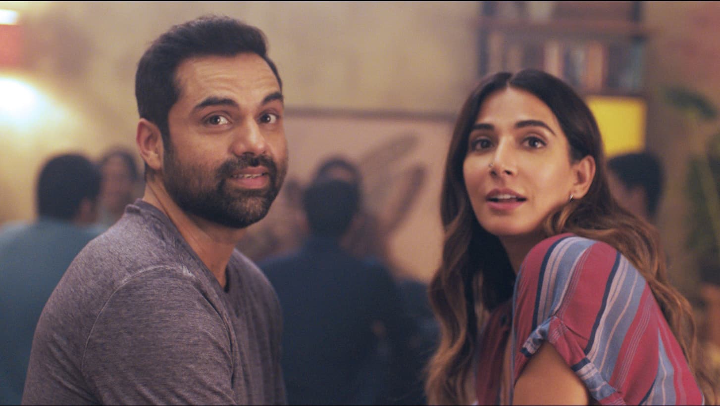 Abhay Deol and Monica Dogra in a scene from the film.