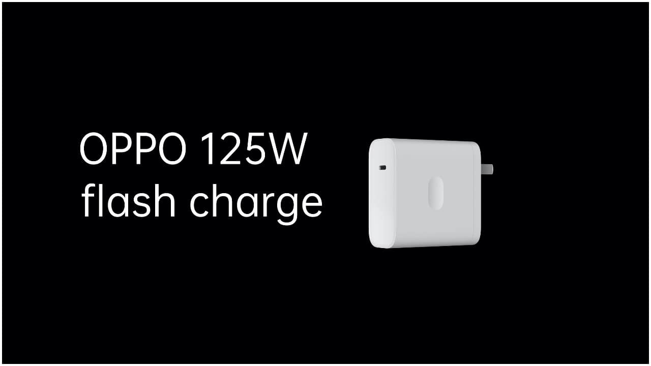 OPPO 125W supervooc charger