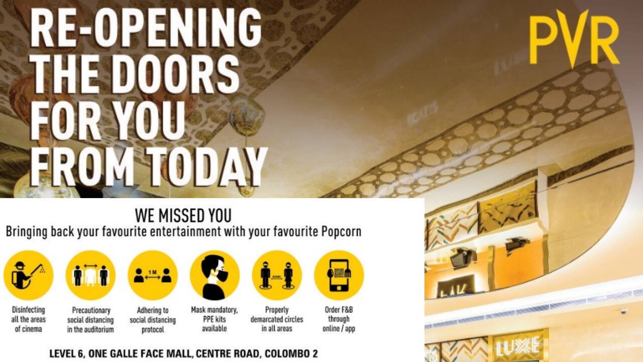 Coronavirus impact | PVR restarts business internationally, reopens nine-screen property in Sri Lanka
