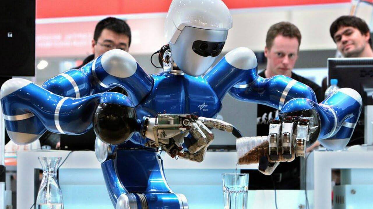 Robot bartender.