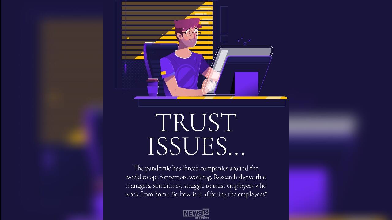 The pandemic has forced most of the world’s workforce to work remotely. It also means some unique people management challenges. A recent research shows that trust issues are emerging as the biggest barrier to remote working. (Image: News18 Creative) The pandemic has forced most of the world’s workforce to work remotely. It also means some unique people management challenges. A recent research shows that trust issues are emerging as the biggest barrier to remote working. (Image: News18 Creative)