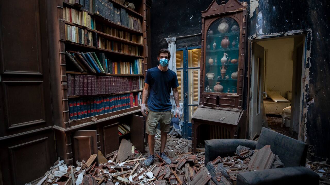In pics Beirut's residents left with unfit homes to live in after