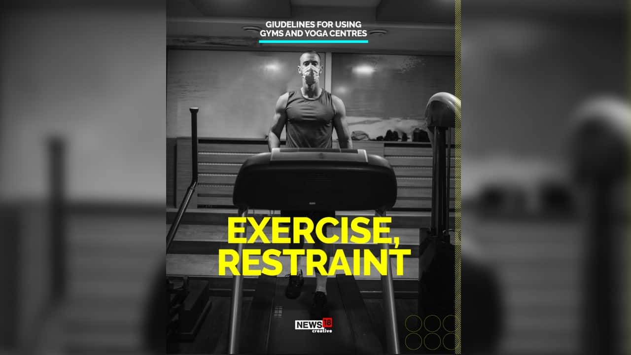 As gyms and yoga centres are reopening from Aug 5, here are some of the guidelines that are to be followed. (Image: News18 Creative)