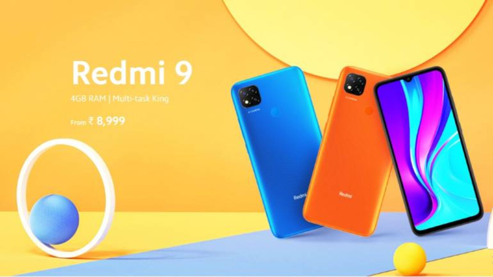 Xiaomi Redmi 9 (Helio G35) Dual SIM 64 GB sky blue 4 GB RAM
