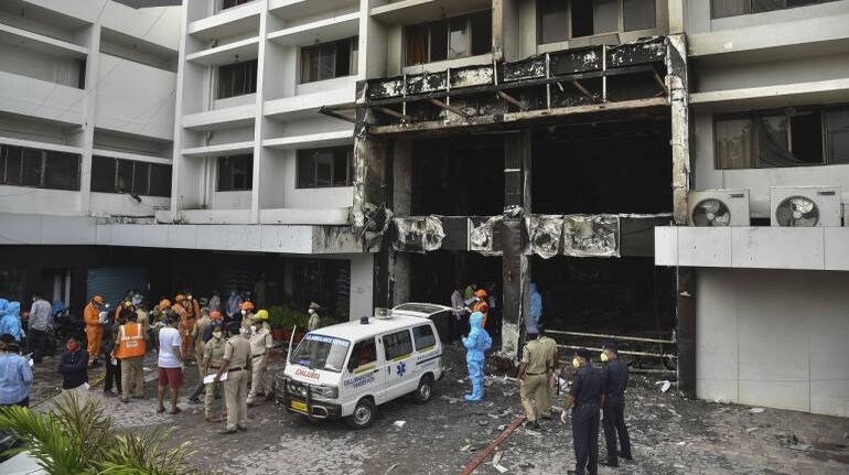 10 patients killed in fire at COVID care facility in Andhra ...