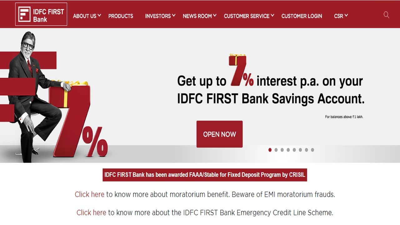 Is idfc bank safe for fixed deposit