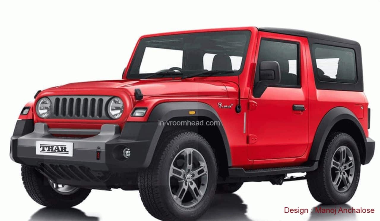 Mahindra Thar grille 3