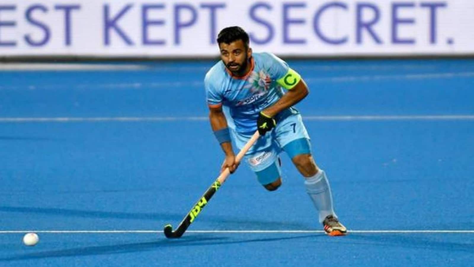 Indian Men's Hockey team going through high intensity training for the  Olympics