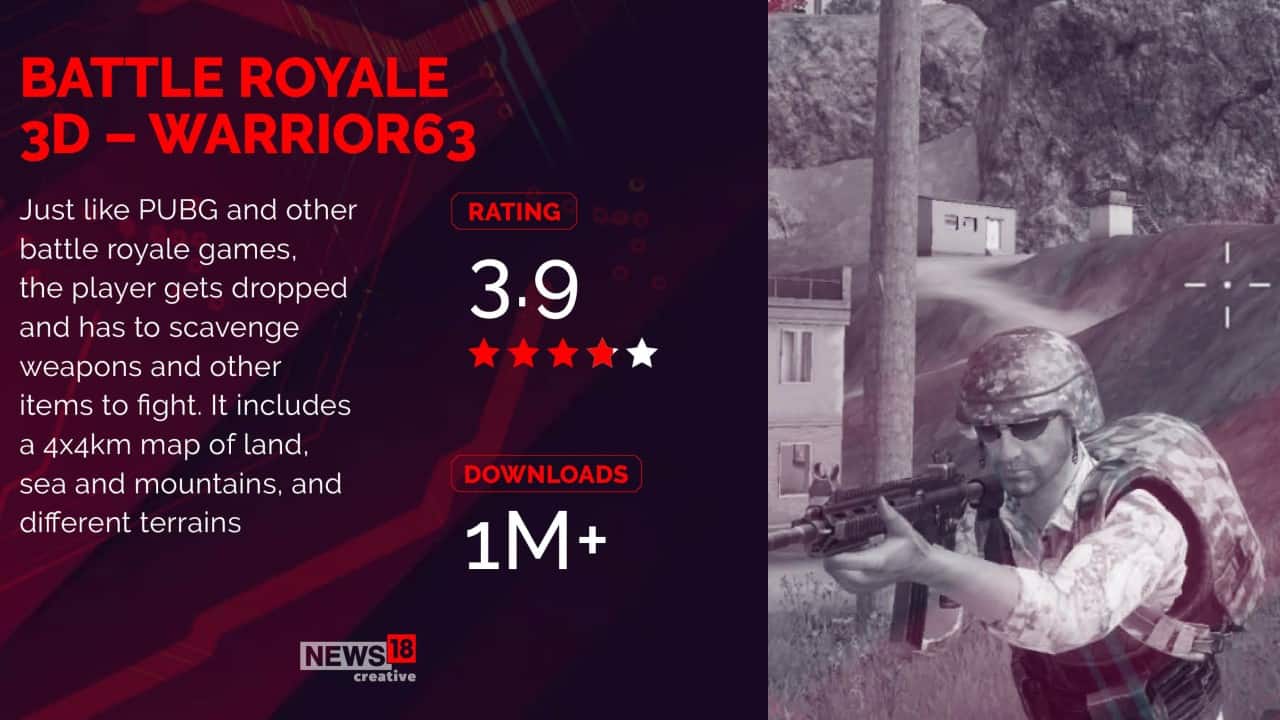 Battle Royale 3D – Warrior63 (Image: News18 Creative)