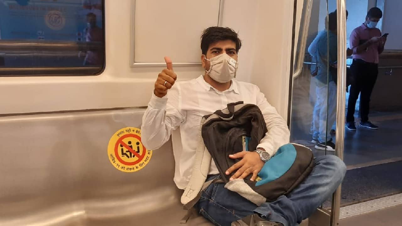 Resumption of metro have brought a sigh of relief for many who were facing issues while commuting across the city. Metro rail is the most popular means of mass rapid transit in India. The five month shutdown amid the coronavirus pandemic has disrupted the travelling of people. (Image: Twitter @OfficialDMRC) Resumption of metro have brought a sigh of relief for many who were facing issues while commuting across the city. Metro rail is the most popular means of mass rapid transit in India. The five month shutdown amid the coronavirus pandemic has disrupted the travelling of people. (Image: Twitter @OfficialDMRC)