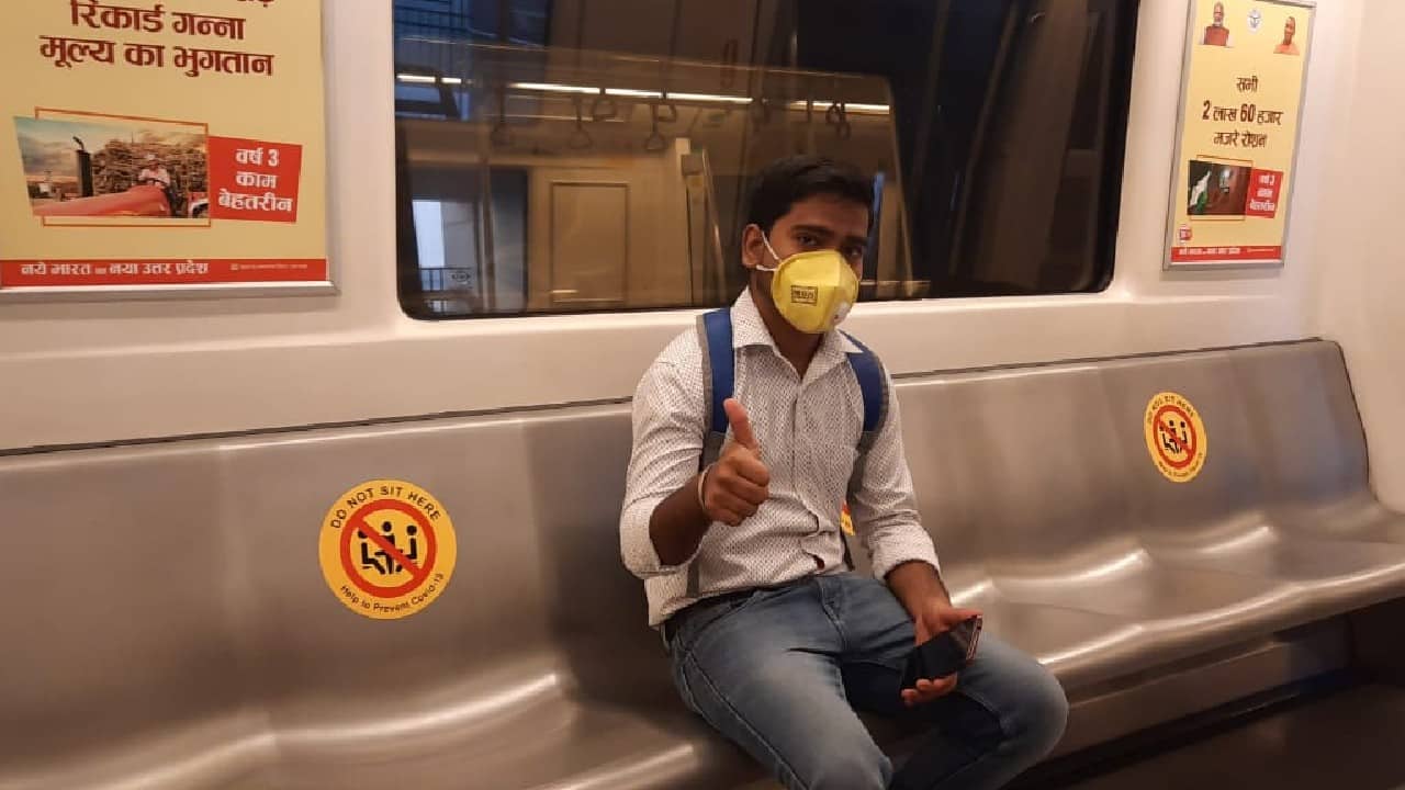 Delhi Metro Rail Corporation (DMRC) resumed its services in a phased manner as per the Centre’s guidelines easing the measures in view of the pandemic. (Image: Twitter @OfficialDMRC) Delhi Metro Rail Corporation (DMRC) resumed its services in a phased manner as per the Centre’s guidelines easing the measures in view of the pandemic. (Image: Twitter @OfficialDMRC)