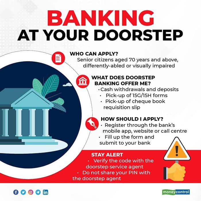 About Doorstep Banking Services for Current Account Holders