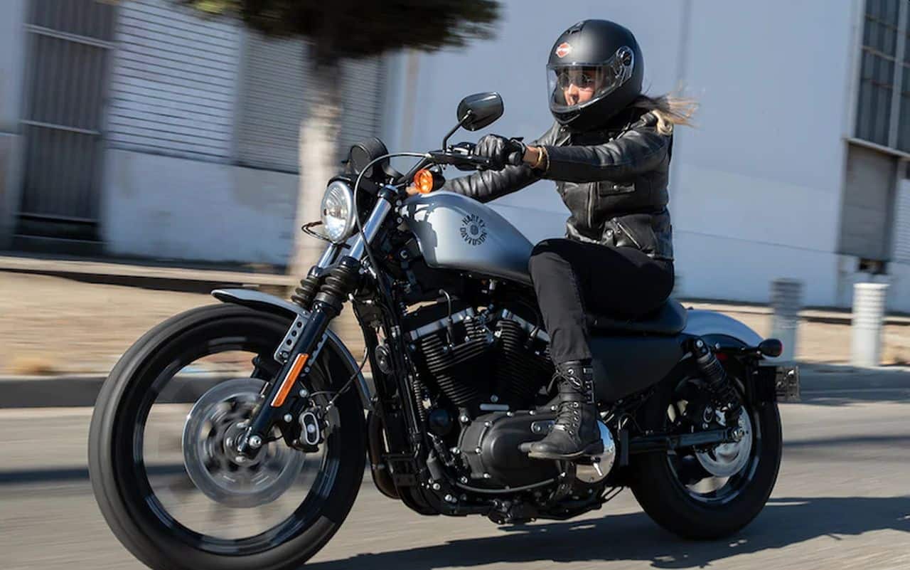 Iron 883 | Rs 9.38 lakh | The Iron 883, like its name, gets a bigger 883cc engine capable of 68 Nm of torque and this is also where the bikes are priced at the premium we would normally expect from H-D.