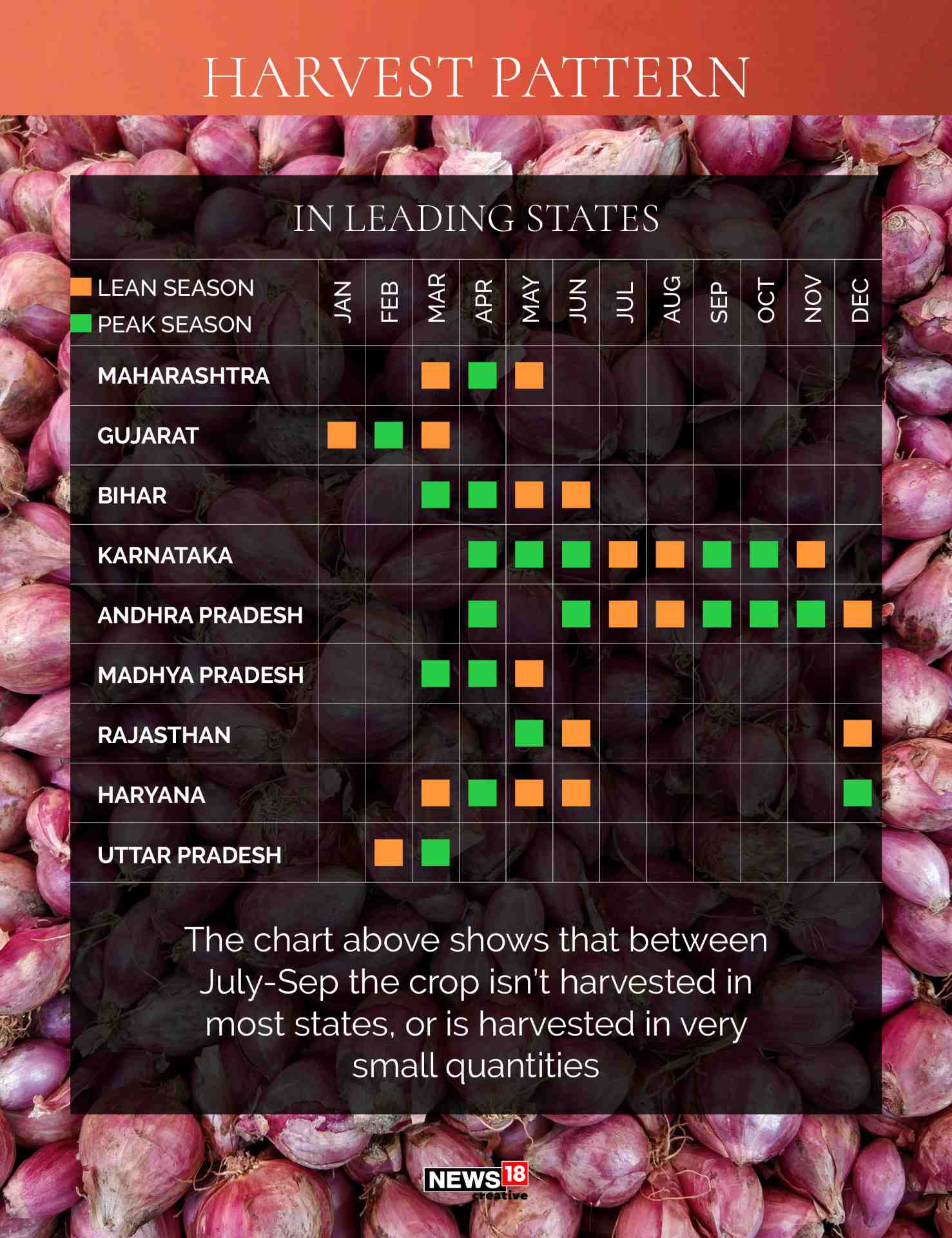 Infographic This is why onion prices rise every year in India