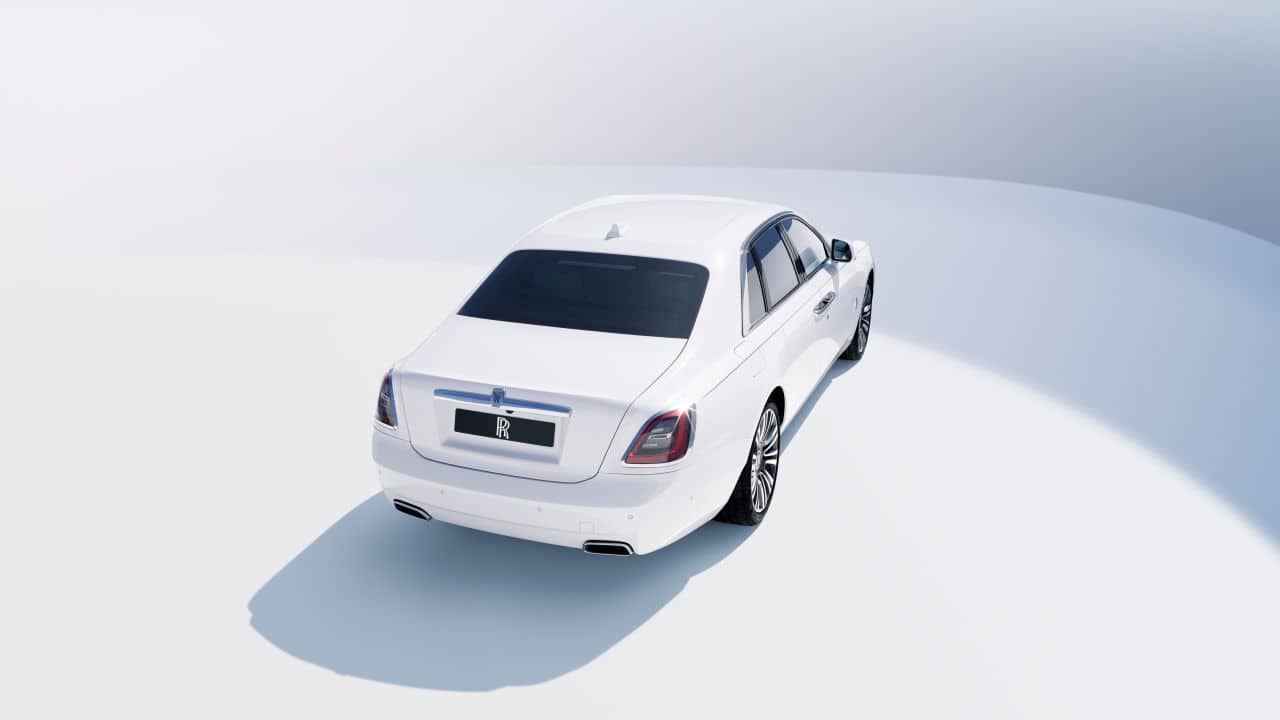 The side profile of the car does resemble the older Ghost, but of course, subtle changes here and there while the rear gets a new set of near-squaretail-lights. But having said this, Rolls-Royce has confirmed that almost every detail, save for the Spirit of Ecstasy and the umbrellas, on the new Ghost is, well, new. (Image source: Rolls-Royce)