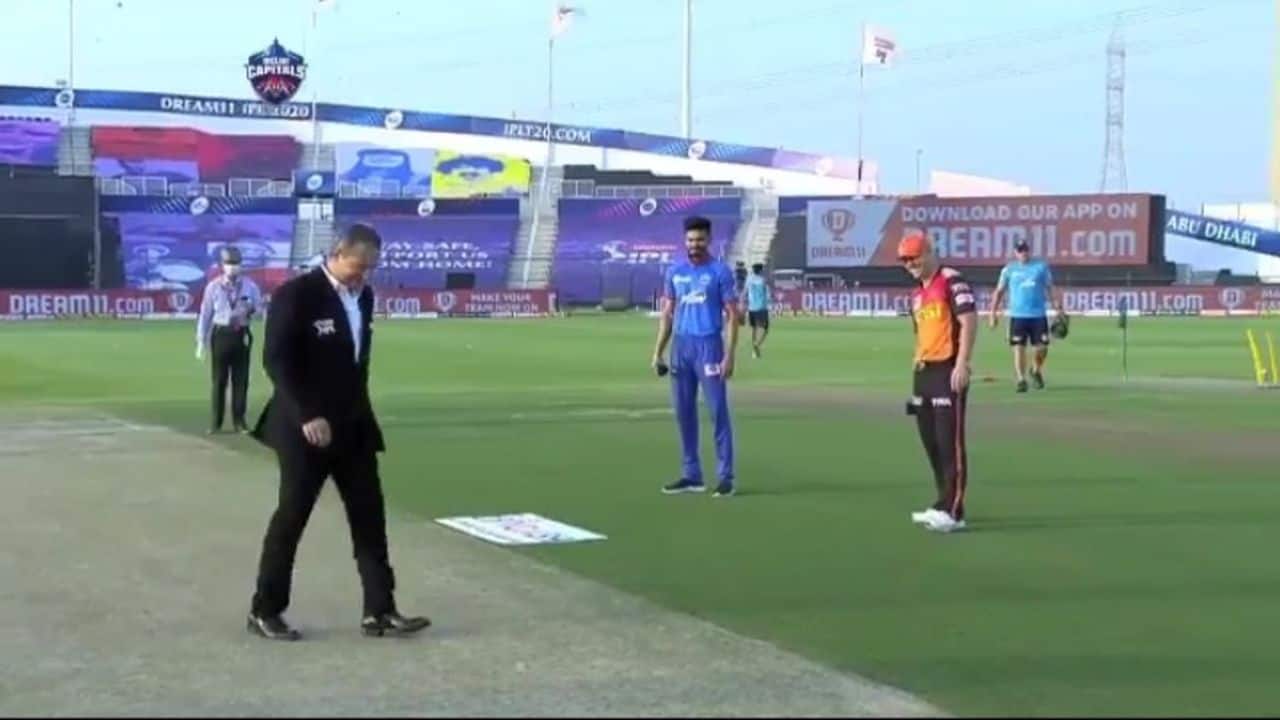 Delhi Capitals won the toss and elected to field. (Image: IPL/BCCI/Twitter)