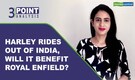 3-Point Analysis | Will Harley Davison's exit benefit Royal Enfield?