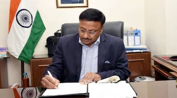 A file image of Chief Election Commissioner Rajiv Kumar (Image Source: Twitter)