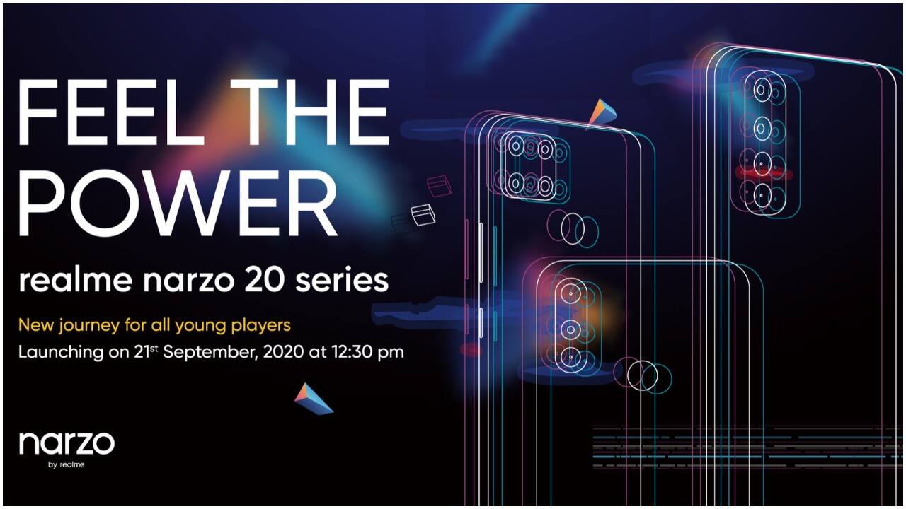 Realme Narzo 20A, Narzo 20 Pro, Narzo 20 launch in India on September 21; specifications teased