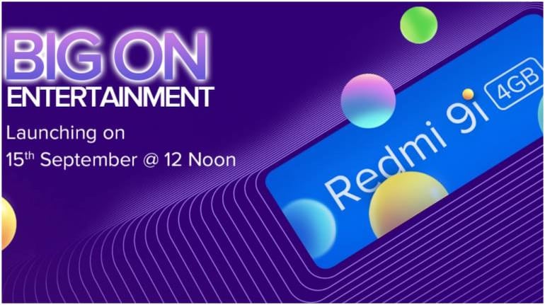 Redmi 9i to be launched in India on September 15: Check specifications, features
