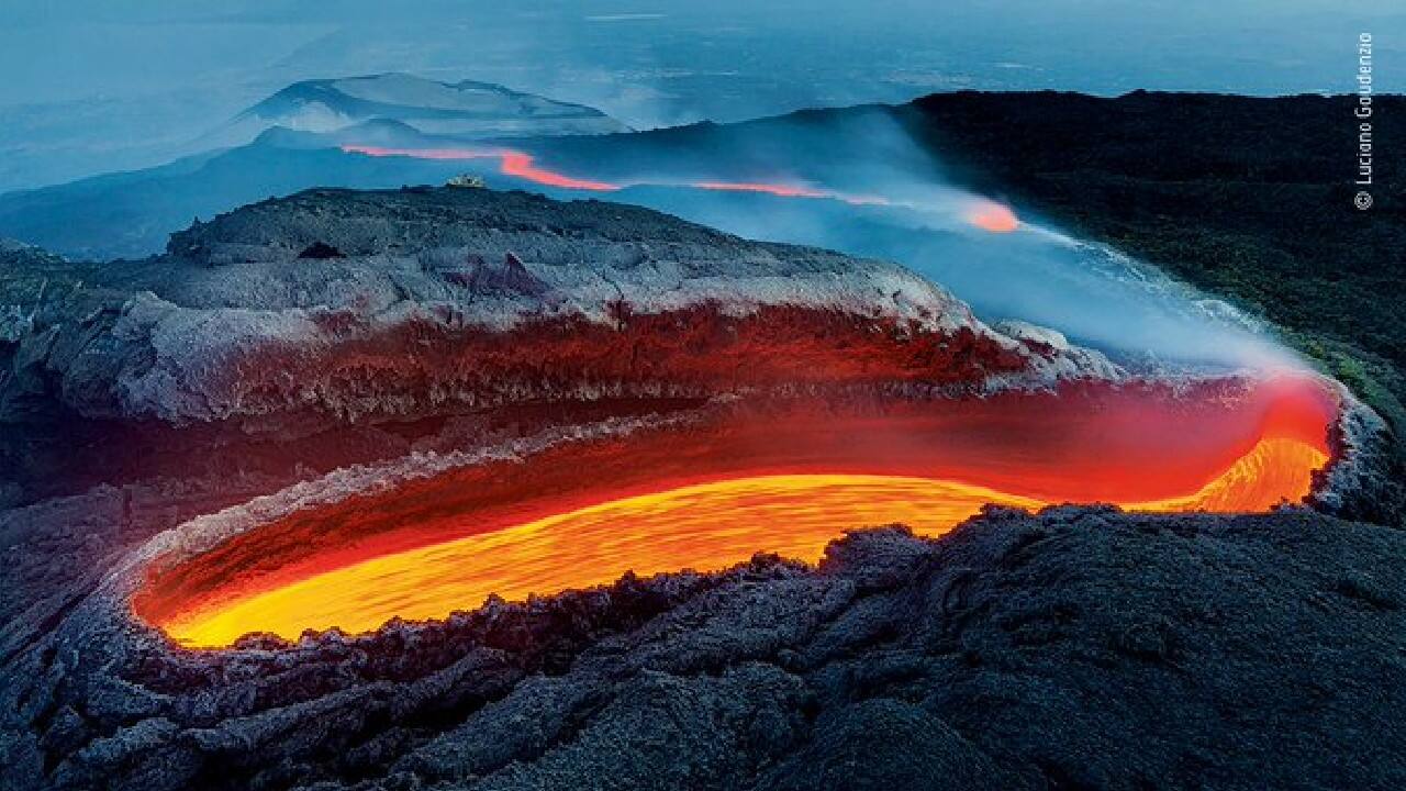 Etna’s river of fire, Winner Earth’s Environments (Image: Luciano Gaudenzio, Italy/Wildlife Photographer of the Year 2020)