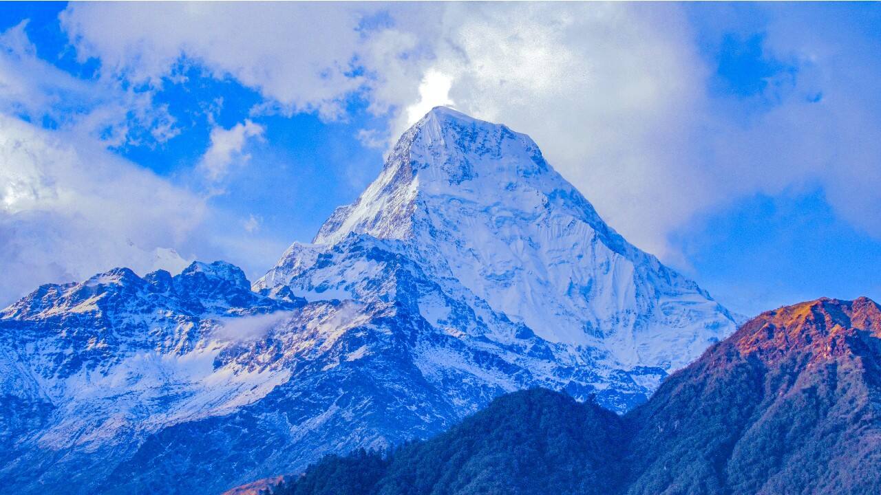 Rank 10 | Annapurna I | Height: 8,091 meter | Location: Nepal | The mountain is named after Annapurna, the Hindu goddess of food and nourishment, who is believed to reside there. The name can be translated as ‘everlasting food.’ (Image: Unsplash)