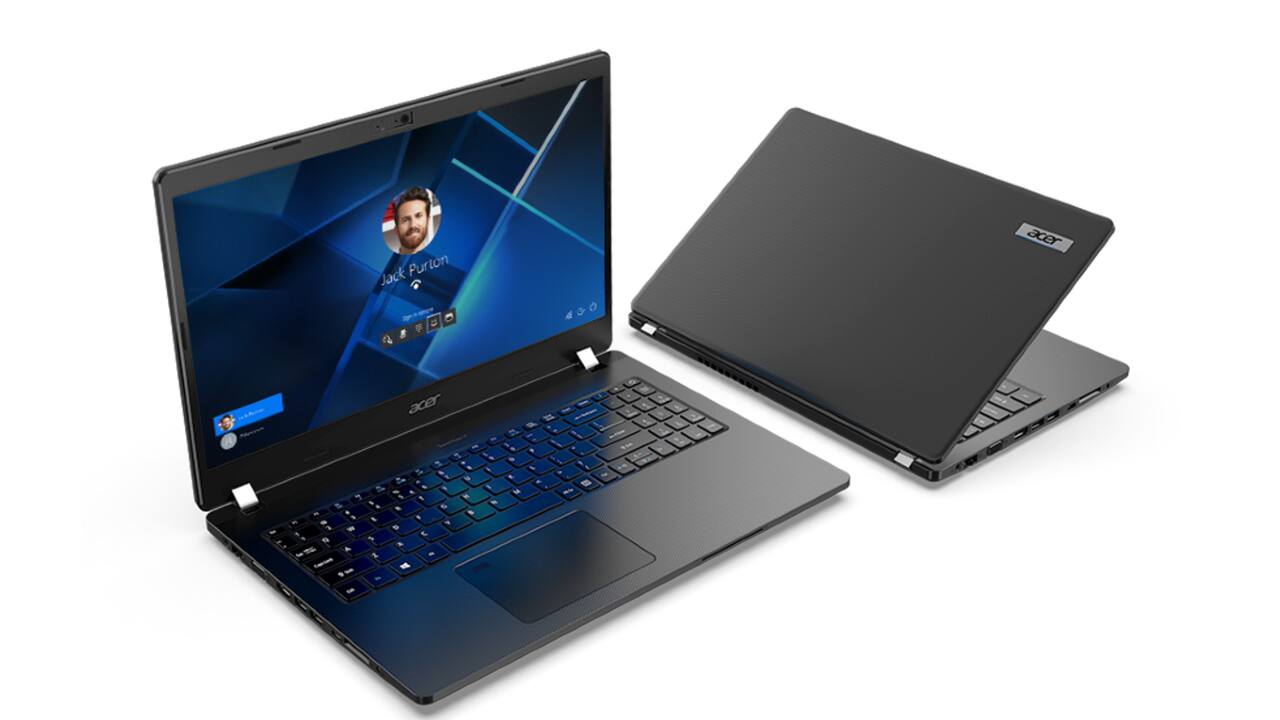 Acer TravelMate | Starting USD 800 (Roughly Rs 58,900) | Acer enhanced the TravelMate commercial series with three new models leveraging the latest 11th Gen Intel Core processors with Iris Xe graphics and up to Nvidia GeForce MX350 GPUs. All models feature eSIM support with 4G LTE connectivity. 
