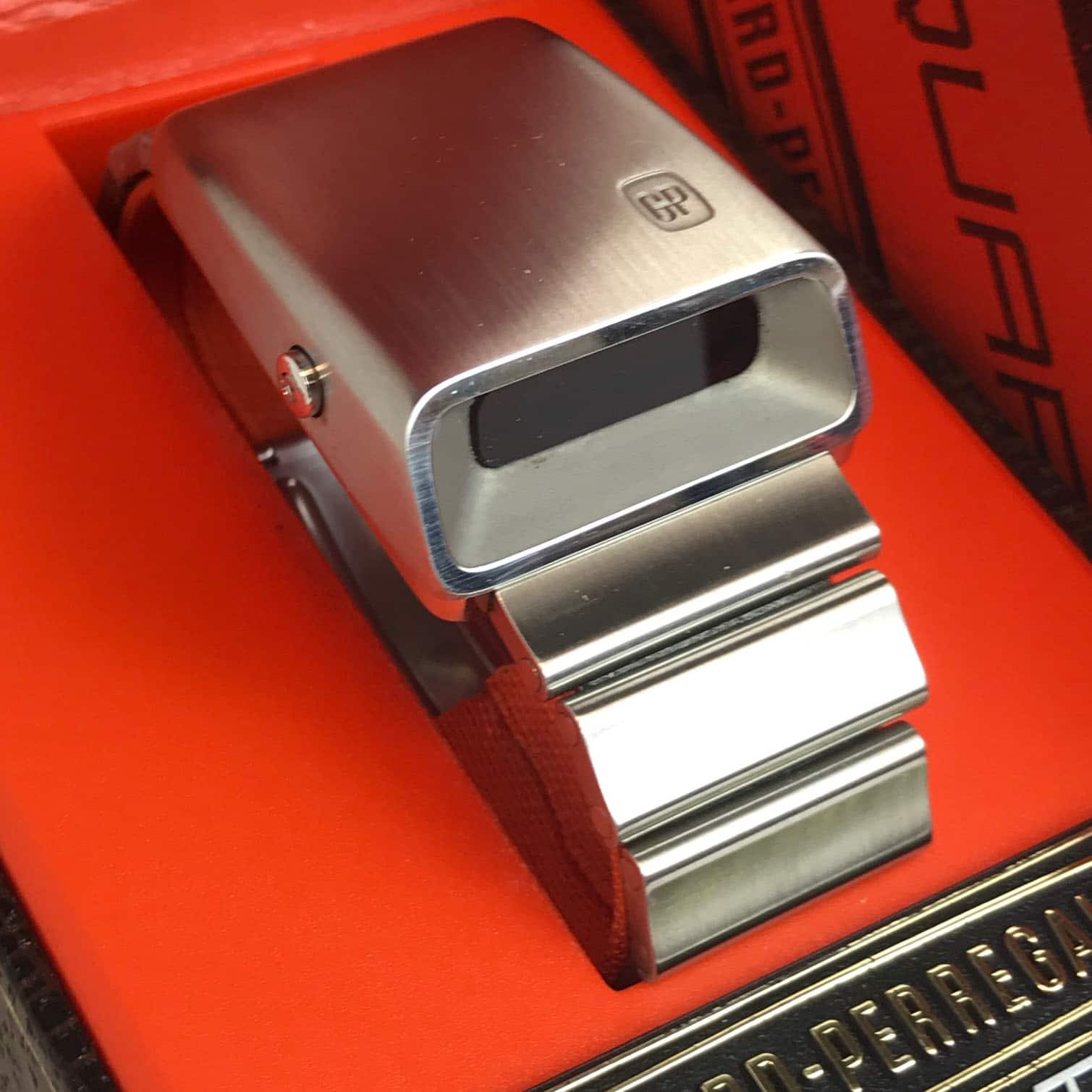 The casket-shaped Girard Perregaux from the 1970s had an in-house quartz movement and displayed time on an LED array at one end