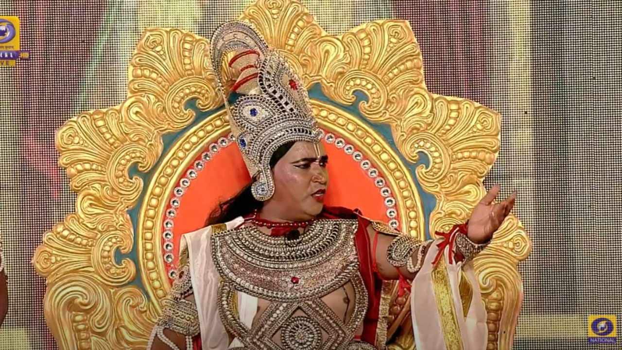 The Uttar Pradesh government has given permission for the telecast of the event in 14 languages, including Urdu, during Dusshera celebrations. (Image: Twitter/@DDNational) The Uttar Pradesh government has given permission for the telecast of the event in 14 languages, including Urdu, during Dusshera celebrations. (Image: Twitter/@DDNational)