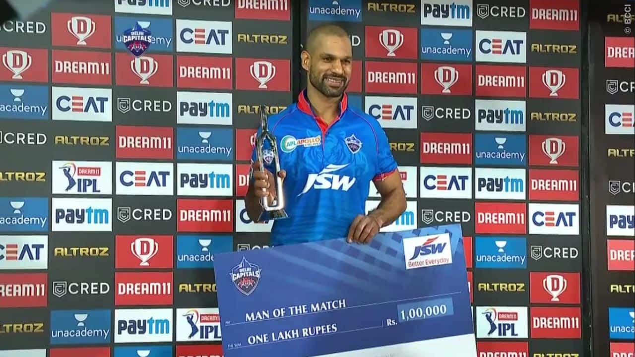 IPL 2020 Match Report CSK vs DC: Dhawan’s lucky ton takes Delhi closer to play-off berth