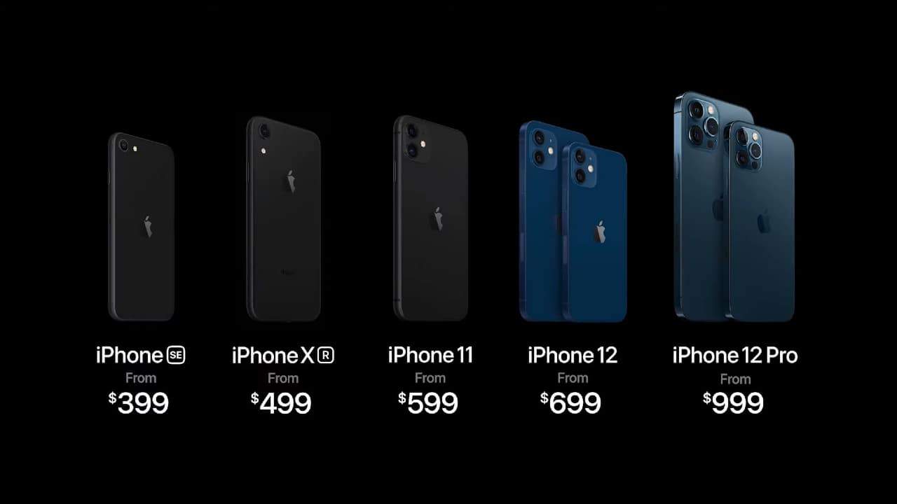 While the pricing of the iPhone 12 series hasn't changed all that