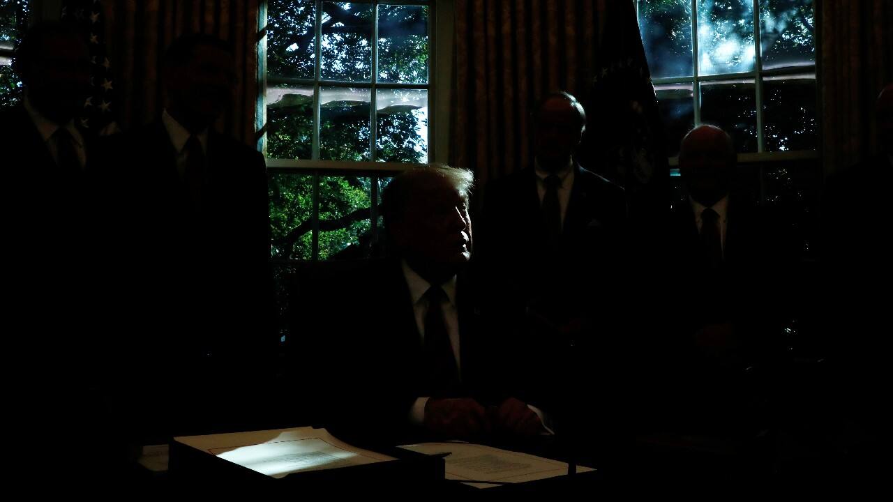 U.S. President Donald Trump speaks during a bill signing event for "America's Water Infrastructure Act of 2018" in the Oval Office at the White House in Washington, U.S., October 23, 2018. (Image: Reuters) U.S. President Donald Trump speaks during a bill signing event for "America's Water Infrastructure Act of 2018" in the Oval Office at the White House in Washington, U.S., October 23, 2018. (Image: Reuters)