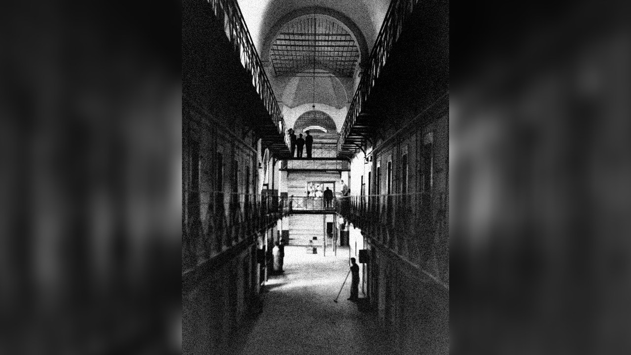 The cell block in the Nuremberg prison, Germany, on August 30, 1945, which housed war criminals awaiting trial. At the end is seen a boarded up section where important prisoners were housed. (Image: AP) The cell block in the Nuremberg prison, Germany, on August 30, 1945, which housed war criminals awaiting trial. At the end is seen a boarded up section where important prisoners were housed. (Image: AP)