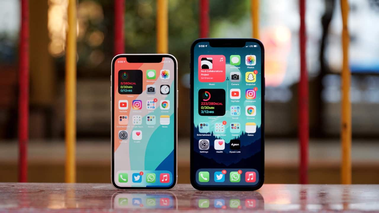  Apple iPhone 12, iPhone 12 mini : Both iPhone models were announced alongside the Apple iPhone 12 Pro and 12 Pro Max at the event last year. The iPhone 12 and iPhone 12 mini will get the iOS update later this year once rolled out via an OTA update.