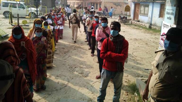 Of the total 2.35 voters, who are eligible to cast vote in the 78 assembly segments spread across 15 districts of north Bihar, 1.23 are men, 1.12 crore are women while 894 are in the third gender category, according to statistics provided by the Election Commission. (Image: Twitter/@CEOBihar)