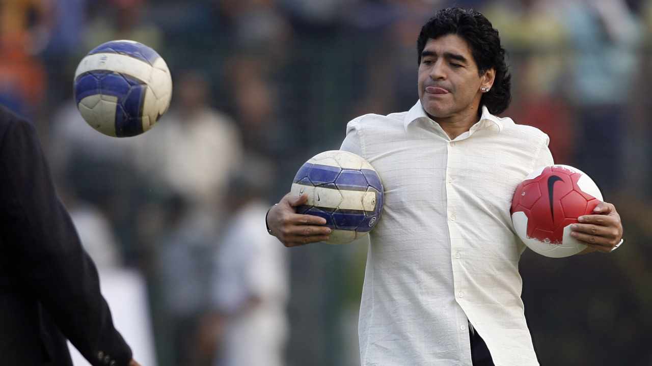 Diego Maradona's visit to India: Some of the best moments captured on camera