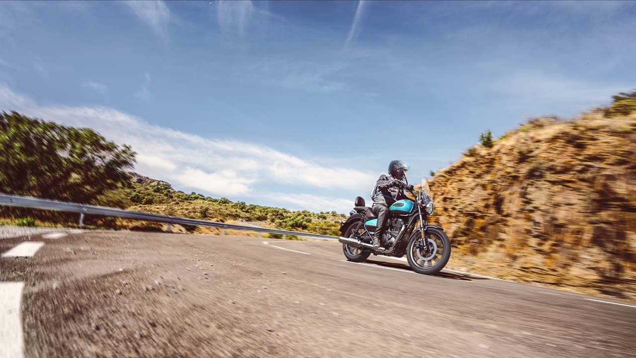 The Meteor 350 will replace the Thunderbird 350, the only cruiser-styled bike in Royal Enfield’s portfolio. The Meteor 350 is the sixth brand from Royal Enfield after Classic, Himalayan, Continental GT, Interceptor, and Bullet. (Image: Royal Enfield)